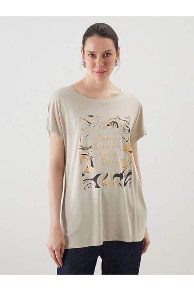 LC Waikiki Crew Neck Printed Women's T-Shirt