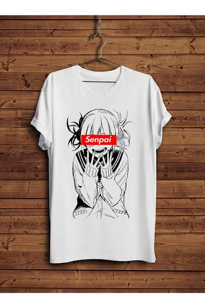 Pisa Art Тениска My Hero Academia Himiko, бяла, унисекс