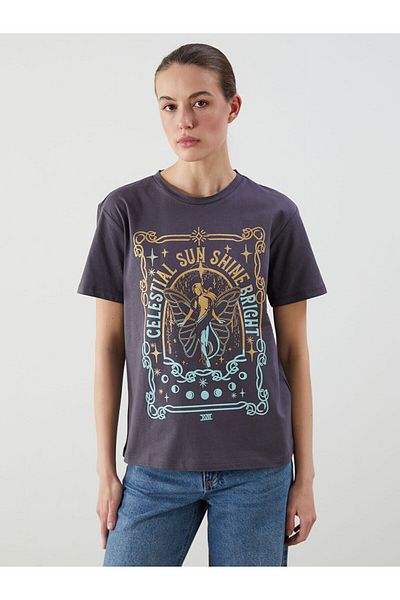 LC Waikiki Crew Neck Printed Women's T-Shirt