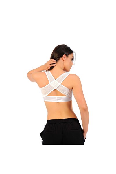 Narnuga White Women's Back Lift Breast Lift Corset - 795