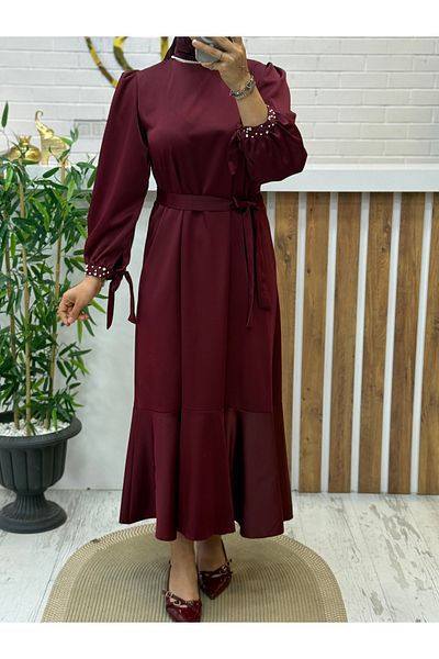 Meryemce Butik SATIN EVENING DRESS