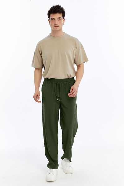 OXVİN Ανδρικό υφασμάτινο αλεξίπτωτο BAGGY Loose Fit Φούτερ