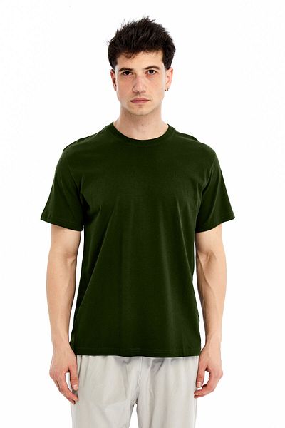 OXVİN Ανδρικό T-Shirt Μπλουζάκι από βαμβάκι και Modal Blend