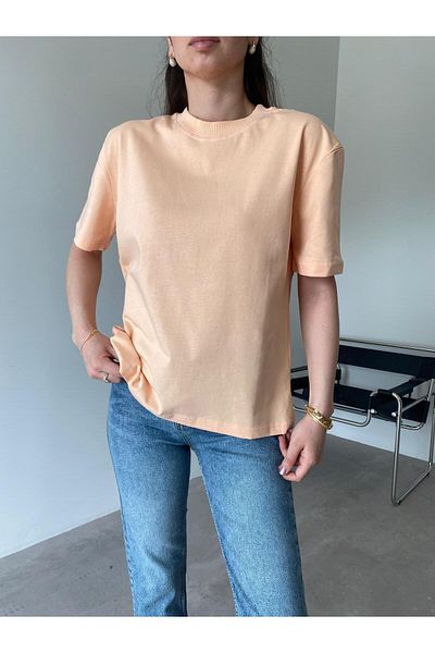 Bade Butik Orange Basic Nora T-Shirt