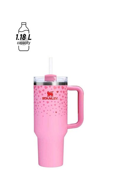Stanley Valentine's Day Limited Quencher H2.0 FlowState Stainless Steel Vacuum Insulated Tumbler wit