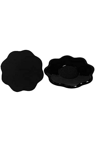 Glamroot Women's Reusable Silicone Sticker Cover Pasties Flower Shape - Stick-on Breast Petal