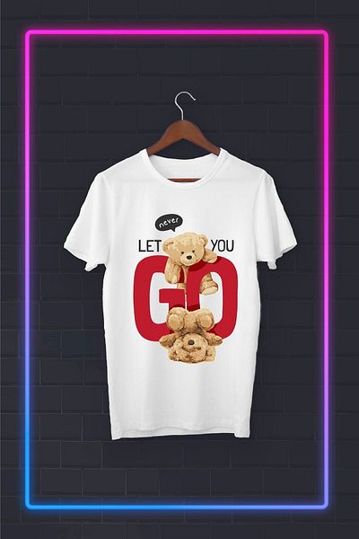 Pisa Art Бяла тениска Let You Go VIP Design