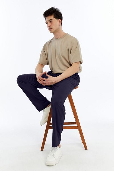 OXVİN Ανδρικό υφασμάτινο αλεξίπτωτο BAGGY Loose Fit Φούτερ