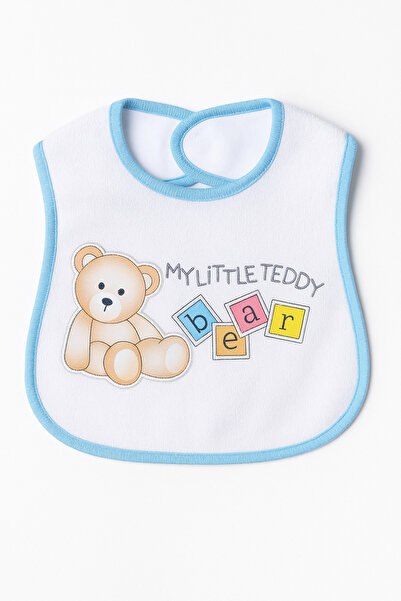 mia mia مريلة بيبي بوي مطبوعة من ماي ليتل تيدي من عمر 0 ​​إلى 12 شهرًا