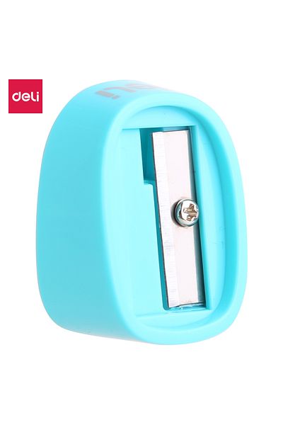 Deli ER00803 Pencil Sharpener, 1-Hole for φ8mm, Assorted Colors, 48PCS – For School & Office