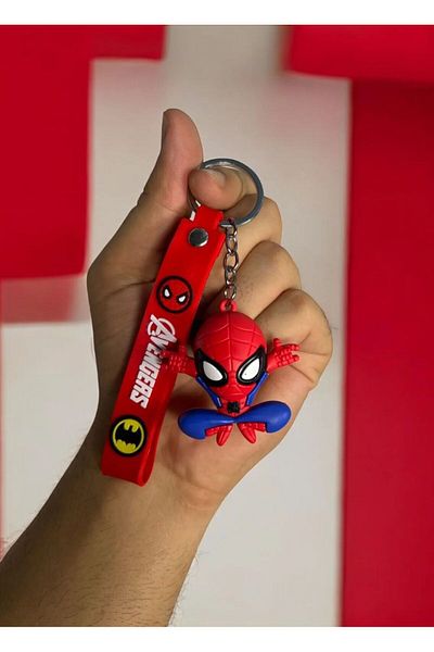 demirosa Spider Man Figure Silicone Keychain & Bag Accessory