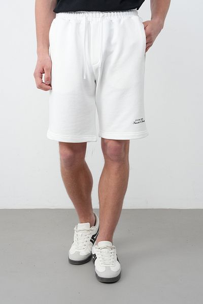 İLKCET MODA Ανδρικό άνετο σορτς με κανονικό σχέδιο