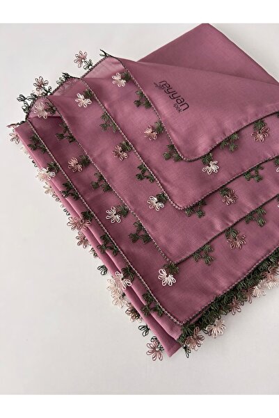 REYYAN Ръчно изработен шал от иглена дантела/Иглена дантела/Кърпа от иглена д...