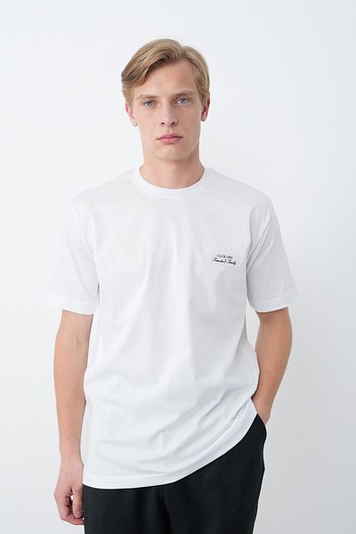 İLKCET MODA Club 1985 Patterned Regular Men's T-Shirt