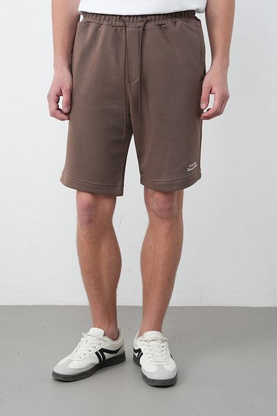 İLKCET MODA Ανδρικό άνετο σορτς με κανονικό σχέδιο
