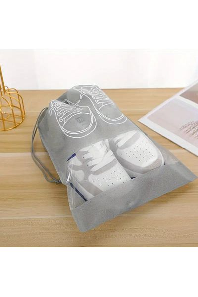 dukart Home Transparent Compartment Shoe Bag, 2 Pieces