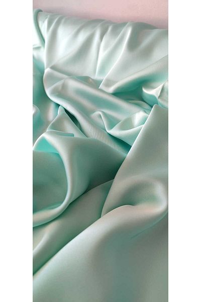 River Fabrics Acetate Satin Water Green