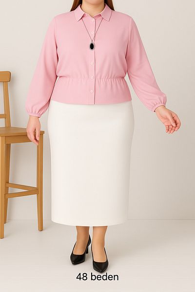 CNG MODA Plus Size Hijab Pencil Skirt