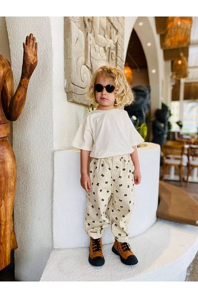 MİO Unisex Jean Pants White T-Shirt Set