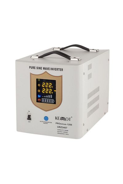 Kemot Ups With Pure Sine - 12V / 1200W / White