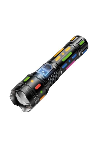 arvada Lanterna LED Ruiying SD-5993-A, aluminiu, sursa Ultra-Bright, focus ajustabil, acumulator inclus, re