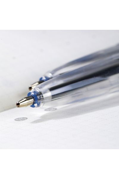 Deli EQ6-BL Ball Point Pen - 50pcs - ideal for office & school use