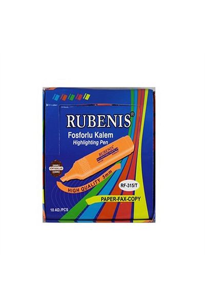 Rubenis Phosphor Pen Orange 10 Pack Rf-315/T