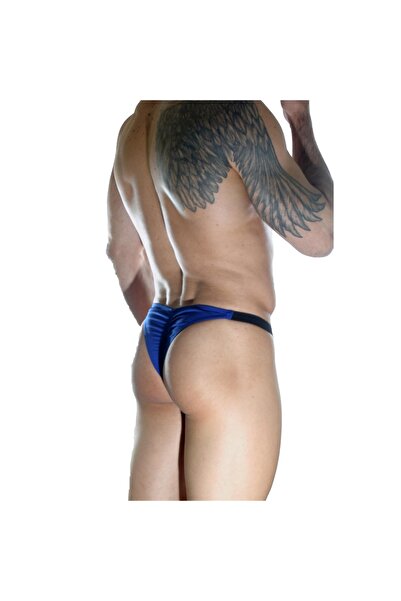 Narnuga شبشب برازيلي أزرق برباط خلفي للرجال