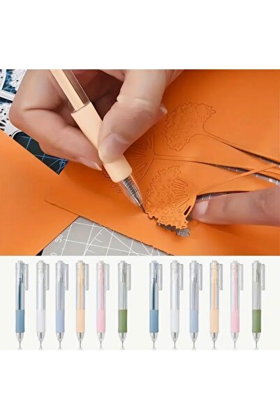 AEÇTASARIM Sticker ve Washi Bant Kesici Kalem, El Sanatları Bıçak Kalem