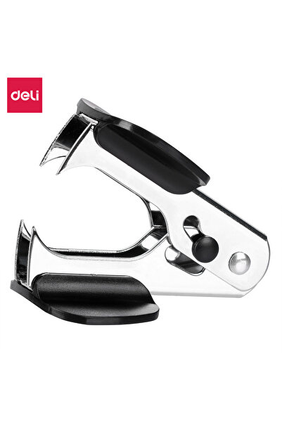 Deli Deli E0231 Staple Remover, 25-Sheet Capacity, Ergonomic Handle, White/Blue/Black – For Office Use