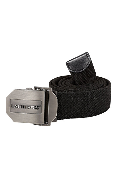Lahti Pro Polyester-Cotton Belt With Metal Buckle 130Cm / Black