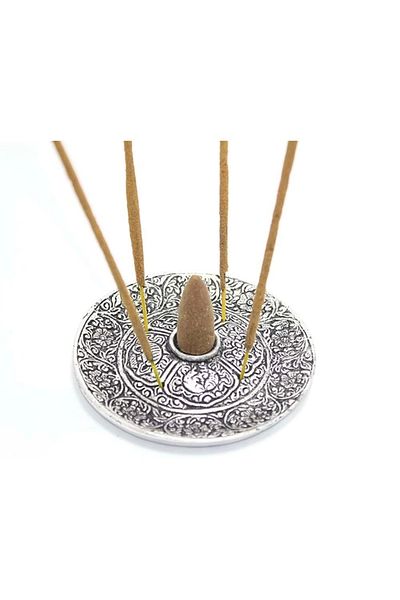 mikudesign Metal Round Incense Burner
