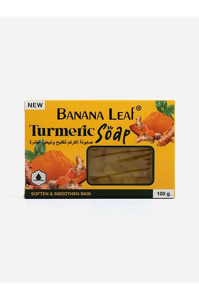 Banana Leaf Turmeric soap 100g