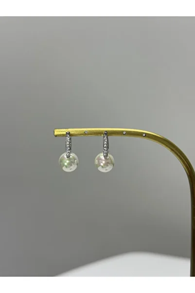 XUPING JEWELRY 316l pearl zircon stone steel earrings stainless tarnish silver color
