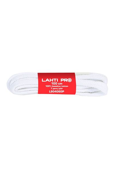 Lahti Pro Flat Cotton Lace / White - 100Cm, 10/Set