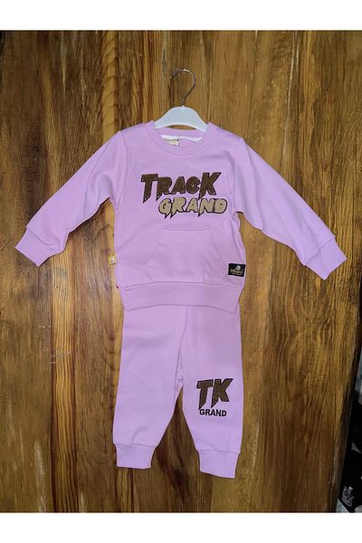 UGETTA 6-24 Months Tk Printed Suit Lilac