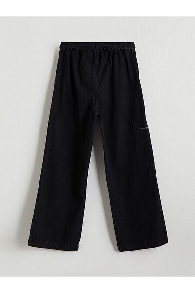 LC Waikiki Girl's Jeans Pants with Elastic Waist