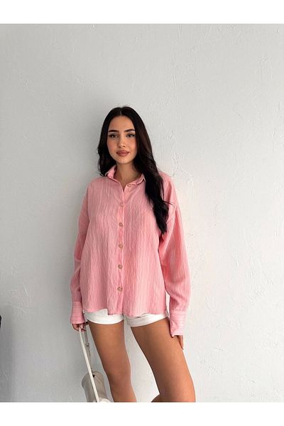 UGETTA Striped oversize shirt