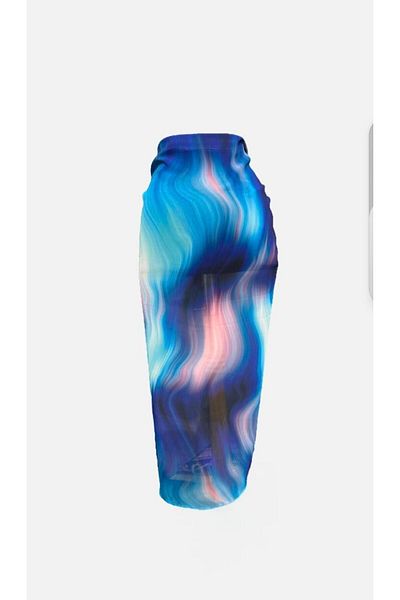 Niceboutique Waist Tied Chiffon Pareo (150Cmx100Cm)