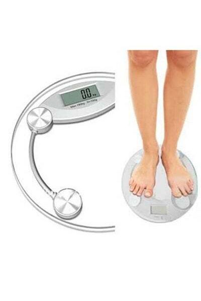 HALAMODO Round Digital Weight Scale 180Kg