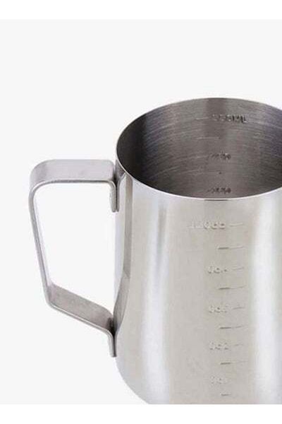 HALAMODO Stainless Steel Milk Frother Silvery 10.5x7.5x9cm