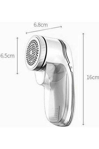 HALAMODO Electric Rechargeable Lint Remover Portable Fabric Shaver Silver 152grams