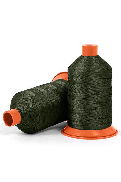 hapshoe Durak Poly 3 Ply 4461 Khaki Green 2400 m Polyester Sewing Thread
