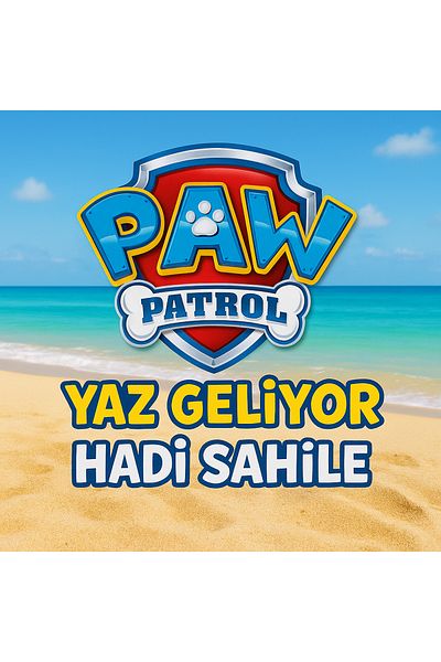 PAW PATROL Licensed Unisex 100% Cotton 75 cm × 150 cm Beach Towel –(Licensed Spin Master)