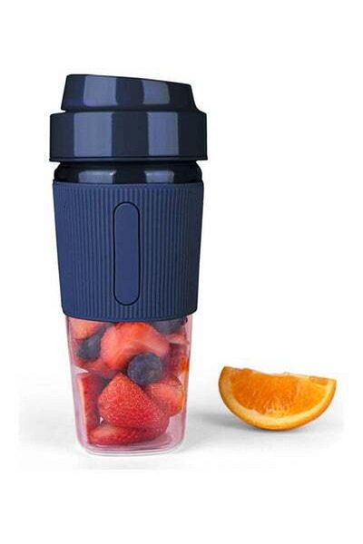 HALAMODO Mini Rechargeable Blender H32938BL Blue/Clear