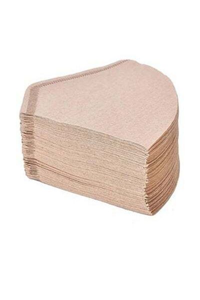 HALAMODO 100-Piece Coffee Paper Filter Beige 10grams