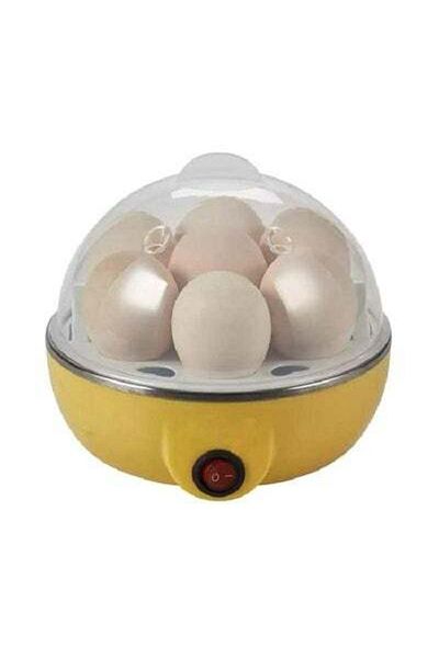 HALAMODO Multifunction Poach Boil Electric Egg Cooker 2.72E+12 Yellow/Clear