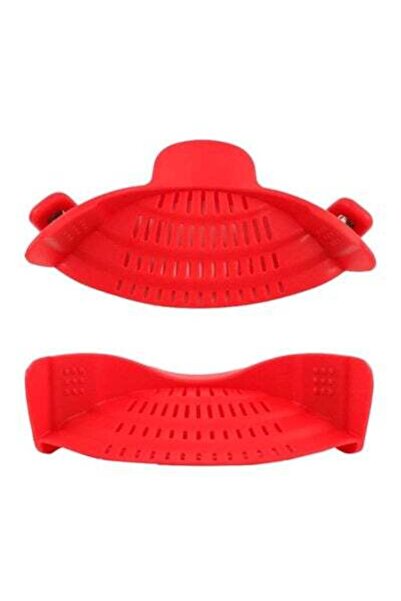 HALAMODO مشبك مصفاة سيليكون أحمر 23x7x13 سم