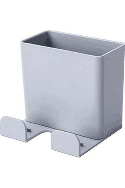 HALAMODO Wall Mount Remote Control Holder Grey