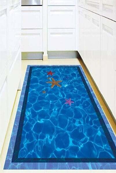 HALAMODO ملصقات حائط كبيرة ثلاثية الأبعاد لحمام السباحة وديكور المنزل وأرضية ...